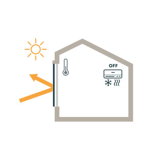 Θερμική άνεση Εικονογράφηση Σκηνή χειμωνιάτικης ημέρας